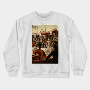 Women of Paris - The Circus Lover by James Tissot Crewneck Sweatshirt